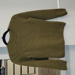 Olive cashmere sweater